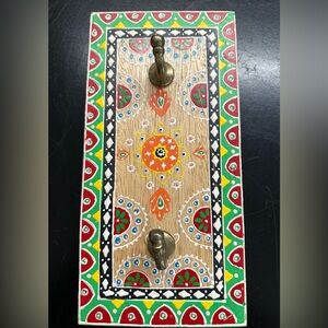 Colorful Handcrafted Wall Hook Decor